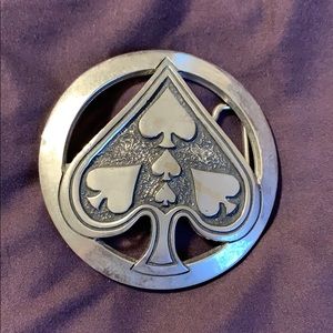 Spade logo belt buckle